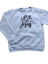 Blusa Moletom Love Like Jesus Gola Careca Blusa Moletom Love Like Jesus Gola Careca