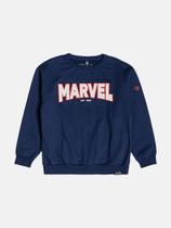 Blusa Moletom Marvel Azul D2931 Youccie
