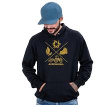 Blusa Moletom Masculina Agronomia Bolso Canguru Conforto