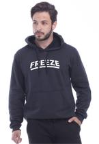 Blusa Moletom Masculina canguru TechMalhas estampa Freeze com capuz