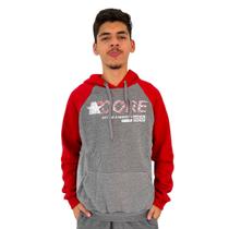 Blusa Moletom Masculina Canguru Touca Flanelada Fechado