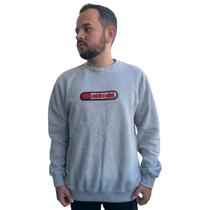 Blusa Moletom Masculina Ecko Unltd Gola Careca Cor:CinzaTamanho:P Blusa Moletom Masculina Ecko Unltd Gola Careca Cor:CinzaTamanho:P