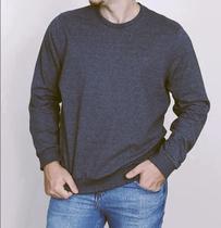 Blusa moletom masculina essencial cinza ogochi tamanho:gg