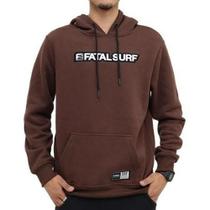 Blusa Moletom Masculina Fatal Peluciada Marrom 30214