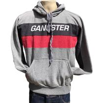 Blusa Moletom Masculina Fechada Com Capuz 0509 Gangster Blusa Moletom Masculina Fechada Com Capuz 0509 Gangster
