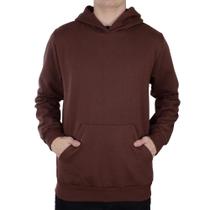 Blusa Moletom Masculina Hirlogs Peluciada Marrom -735A Blusa Moletom Masculina Hirlogs Peluciada Marrom -735A