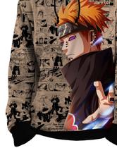 Blusa Moletom Masculina Nagato Pain Estampa 3d Full Print - Red Route