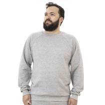 Blusa Moletom Masculina Plus Size Flanelada Frio Inverno