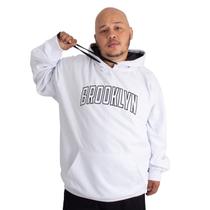 Blusa Moletom Masculina Plus Size M10 Dunk Brooklyn Blusa Moletom Masculina Plus Size M10 Dunk Brooklyn