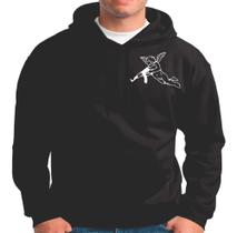 Blusa Moletom Masculino Anjo Com Ak47 Moleton Alta Qualidade P M G GG