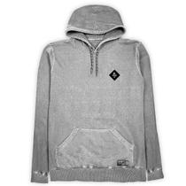 Blusa Moletom Masculino Canguru Estonado WSS Diamond Grey