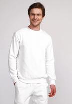 Blusa Moletom Masculino Casaco Treino Academia Gola Careca Liso