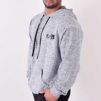 Blusa Moletom Masculino Com Capuz BYG Kaká Cinza Blusa Moletom Masculino Com Capuz BYG Kaká Cinza