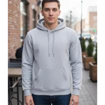 Blusa Moletom Masculino com Capuz Sem Estampa ALTA QUALIDADE