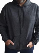 Blusa Moletom Masculino com Zíper e Capuz