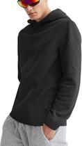 Blusa Moletom Masculino Confort Estilo Com Capuz Alta Qualidade Slim Fitness Top
