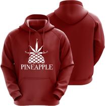 pineapple cropped moletom com capuz