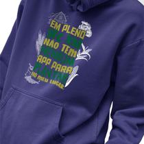 Blusa Moletom Masculino Estampado Agronomia Em Pleno Sec XXI em Algodão Fio 30.1 Penteado