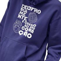 Blusa Moletom Masculino Estampado Decifro Sua Mente em Algodão Fio 30.1 Penteado