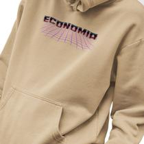 Blusa Moletom Masculino Estampado Economia 80's em Algodão Fio 30.1 Penteado