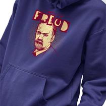 Blusa Moletom Masculino Estampado Labirinto de Freud em Algodão Fio 30.1 Penteado