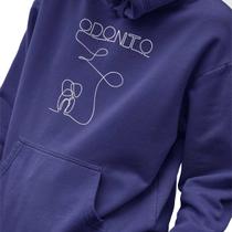 Blusa Moletom Masculino Estampado Line Odontologia em Algodão Fio 30.1 Penteado