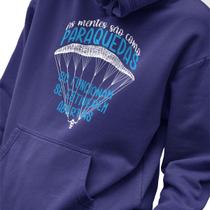 Blusa Moletom Masculino Estampado Mentes São Como Paraquedas em Algodão Fio 30.1 Penteado