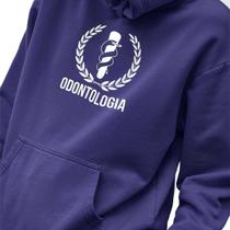 Blusa Moletom Masculino Estampado Odontologia em Algodão Fio 30.1 Penteado