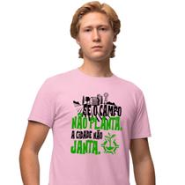 Blusa Moletom Masculino Estampado Se o Campo Não Planta em Algodão Fio 30.1 Penteado