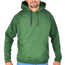 Blusa Moletom Masculino Frio Bolso Canguru e Capuz Inverno Confortável