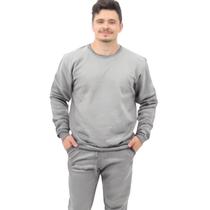 Blusa Moletom Masculino Gola Careca Confortável
