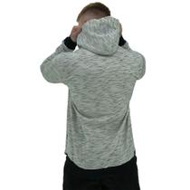 Blusa Moletom Masculino MXD Conceito Bolso Lateral Jet Branco Sem Estampa