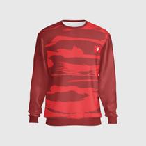 Blusa Moletom Masculino Suiça Copa Futebol Confortável Time Blusa Moletom Masculino Suiça Copa Futebol Confortável Time