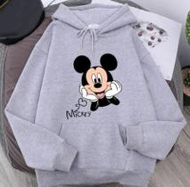 Blusa Moletom Mickey Mouse Desenho Fofo Casaco Quentinho!