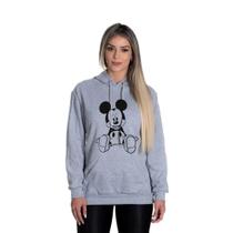 Blusa Moletom Mickey Sentado Unissex em algodão