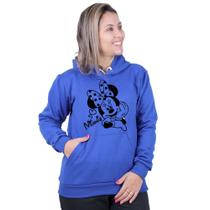Blusa Moletom Minnie Desenho Animado Adulto E Infantil Lançamento