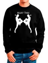 Blusa Moletom Muay Thai Gola Redonda Unissex