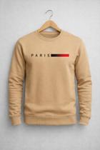 Blusa Moletom Paris Gola Redonda Blusa De Frio Unissex Algodão Casaco Unisex Blusa Moletom Paris Gola Redonda Blusa De Frio Unissex Algodão Casaco Unisex