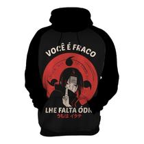 Blusa Moletom Personalizada Frase Itachi Uchiha Naruto
