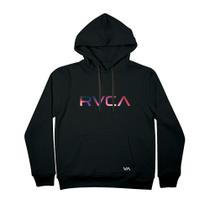 Blusa Moletom Plus Size RVCA Big Fills R422P0039 Preta Blusa Moletom Plus Size RVCA Big Fills R422P0039 Preta