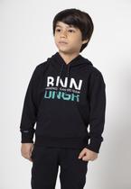 Blusa Moletom Preta Infantil Banana Danger