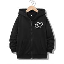 Blusa Moletom Preto Canguru Unissex Estilo Urbano Com Capuz zíper bolso fontal casaco quente Blusa Moletom Preto Canguru Unissex Estilo Urbano Com Capuz zíper bolso fontal casaco quente