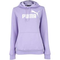 Blusa moletom puma ess+ metallic logo hoodie t feminino