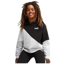 Blusa Moletom Puma Power Cat Hoodie Tr G Infantil