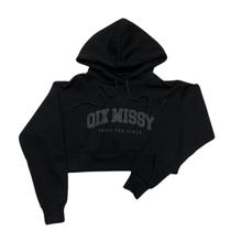 Blusa Moletom Qix Croped Missy Blusa Moletom Qix Croped Missy