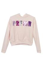 Blusa Moletom Rosa Paetê Perfumaria