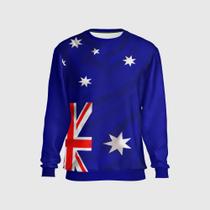 Blusa Moletom Sem Capuz Austrália Copa Esporte Confortável Blusa Moletom Sem Capuz Austrália Copa Esporte Confortável