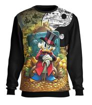 Blusa Moletom Tio Patinhas Ostentação Quebrada Agasalho Casaco Frio