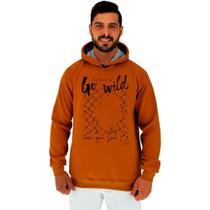 Blusa Moletom Tradicional Com Touca MXD Conceito Go Wild