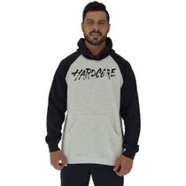 Blusa Moletom Tradicional Com Touca MXD Conceito Hardcore